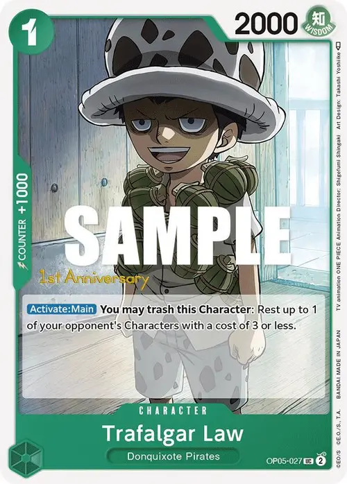 Trafalgar Law (027) card art