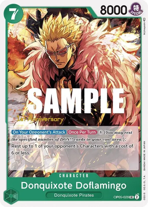 Donquixote Doflamingo (029) card art