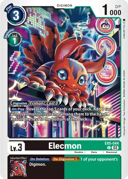 Elecmon card art