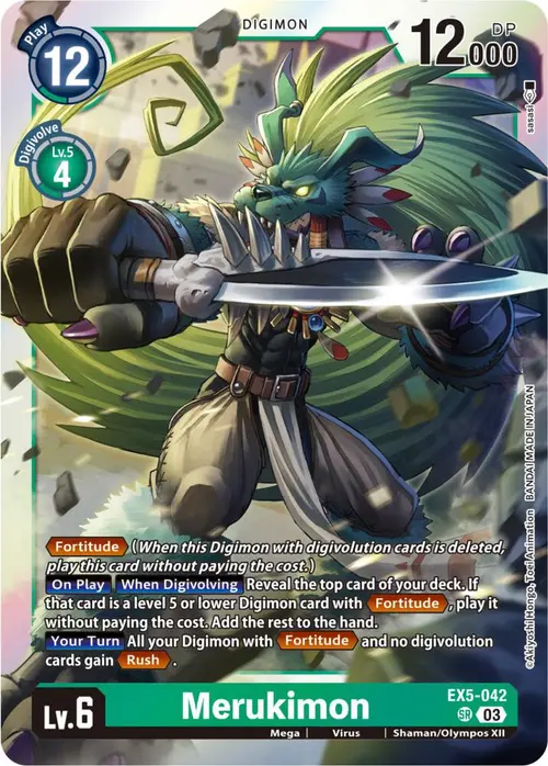 Merukimon card art