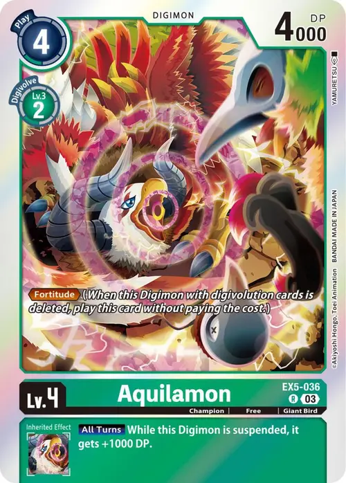 Aquilamon card art