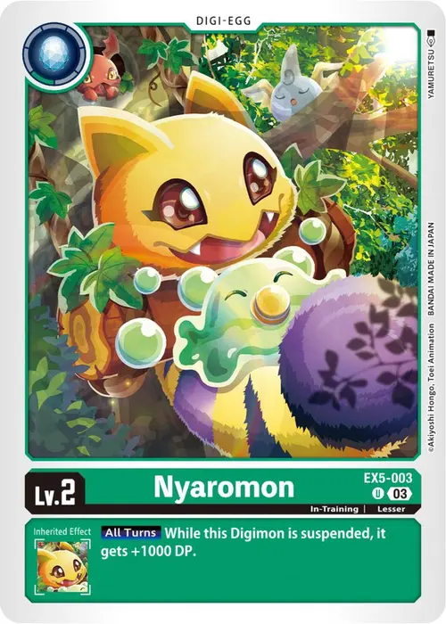 Nyaromon card art