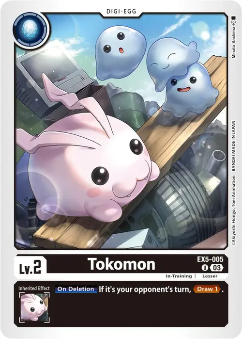 Tokomon card art