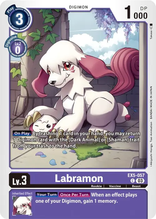 Labramon card art