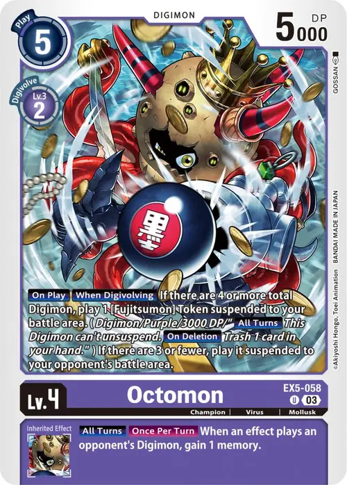 Octomon card art