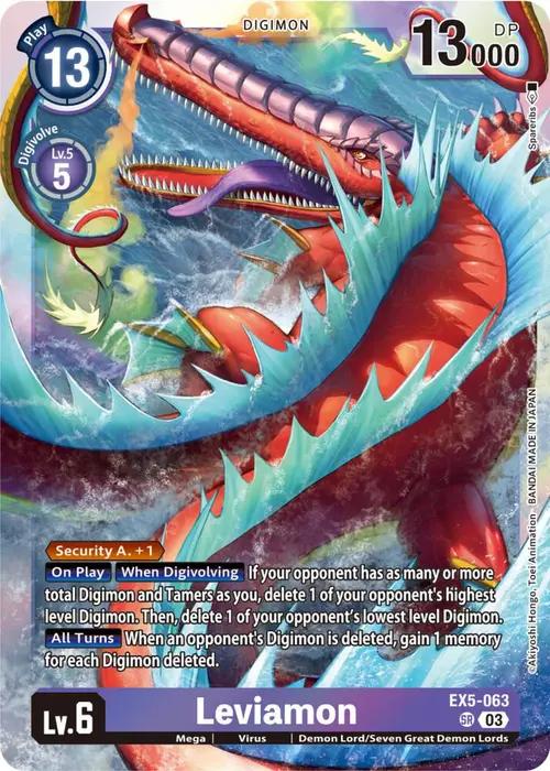 Leviamon card art