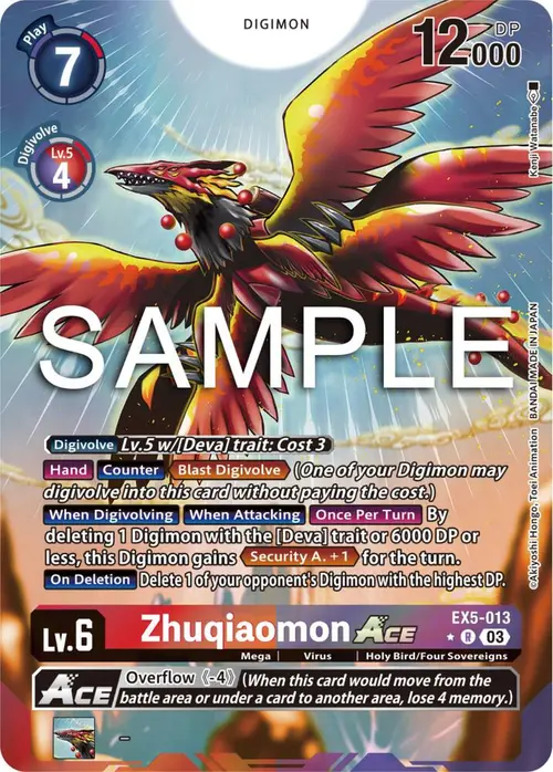 Zhuqiaomon ACE (Alternate Art) card art