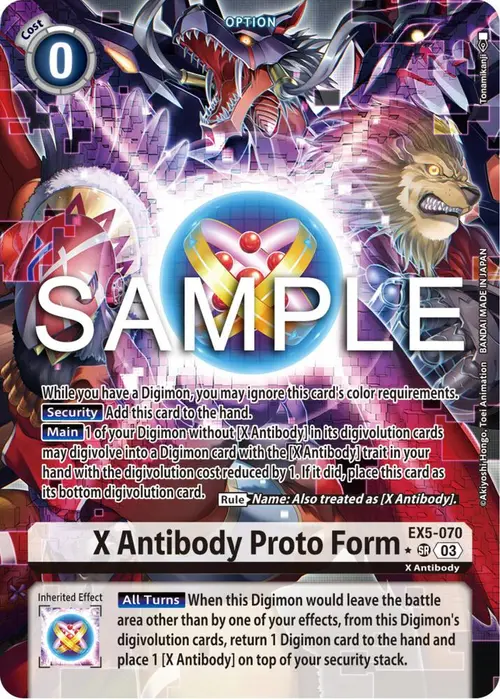 X Antibody Proto Form (Alternate Art) card art