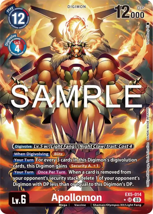Apollomon (Alternate Art) card art