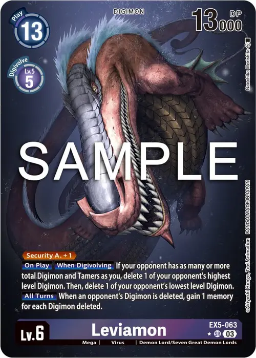 Leviamon (Alternate Art) card art