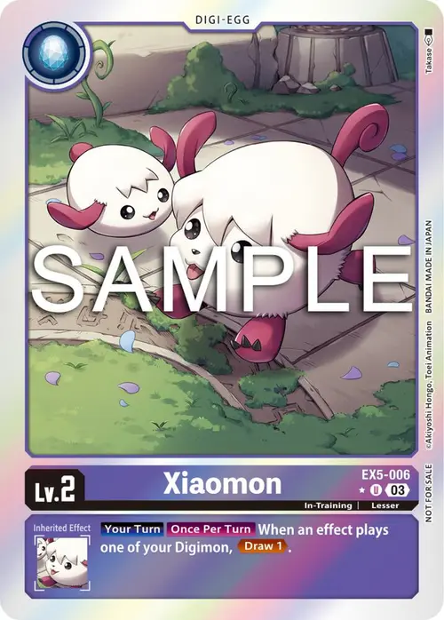 Xiaomon (Animal Colosseum Box Promotion Pack) card art