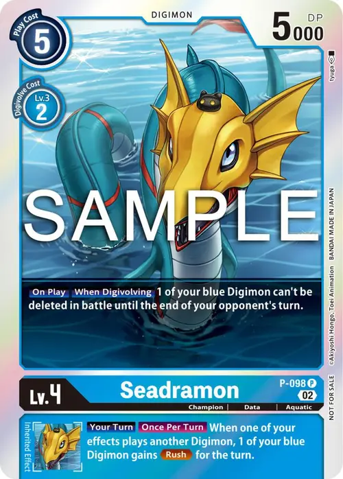 Seadramon - P-098 (Limited Card Pack Ver.2) card art