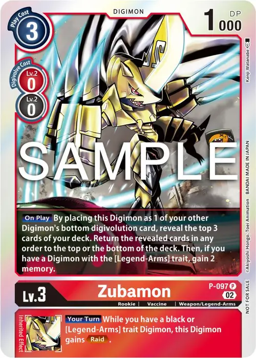 Zubamon - P-097 (Limited Card Pack Ver.2) card art