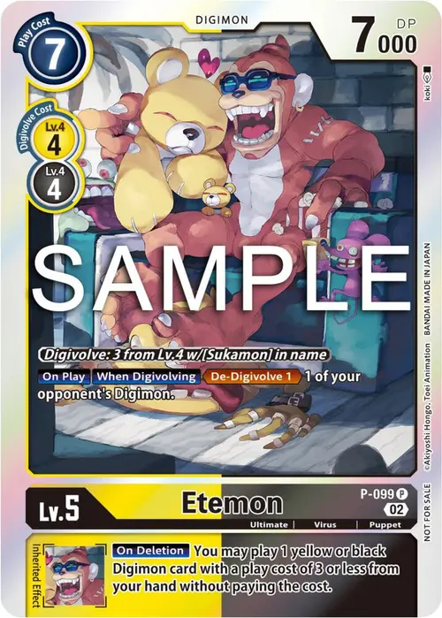 Etemon - P-099 (Limited Card Pack Ver.2) card art