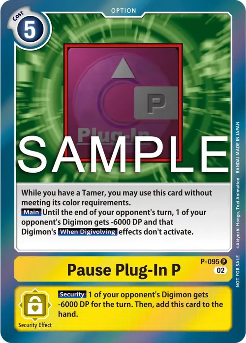 Pause Plug-In P - P-095 (3rd Anniversary Update Pack) card art