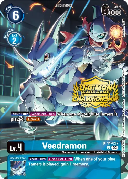 Veedramon (Championship 2023 Tamers Pack) card art