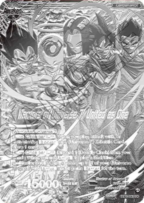 Android 17 // Warriors of Universe 7, United as One (2023 Championship Finals Top 16) (Silver Metal Foil) card art