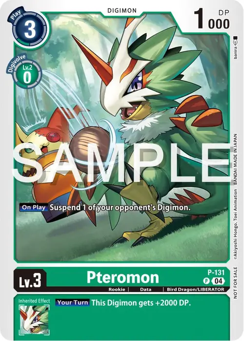 Pteromon (Digimon Liberator Promotion Pack) card art