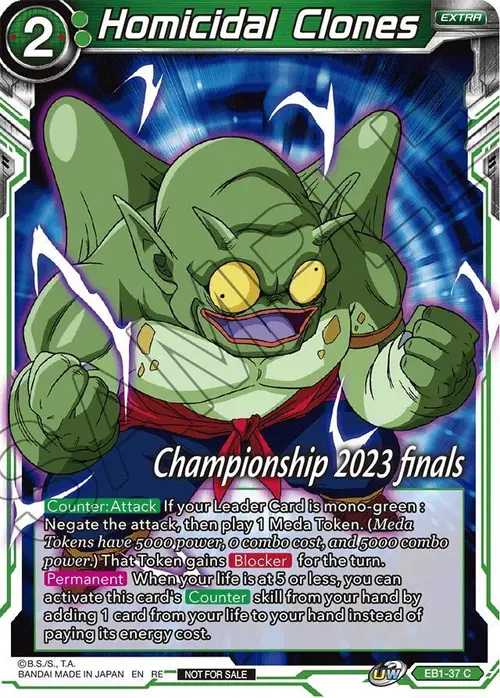 Homicidal Clones (2023 Championship Finals Celebration Pack) card art