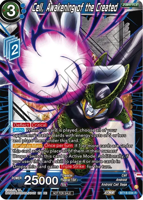 Cell, Awakening of the Created (2023 Championship Finals Zenkai Premium Pack) card art