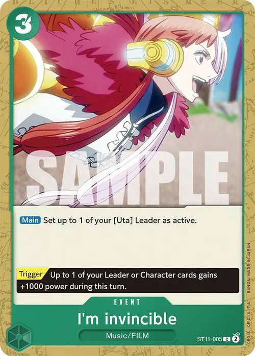 I'm invincible card art