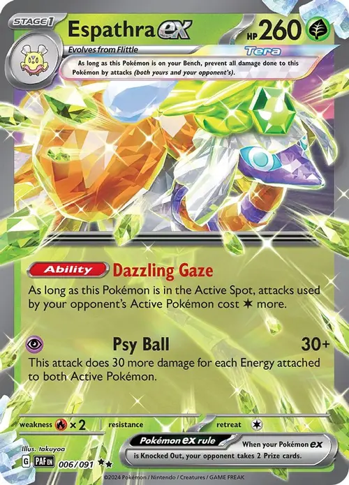 Espathra ex - 006/091 card art