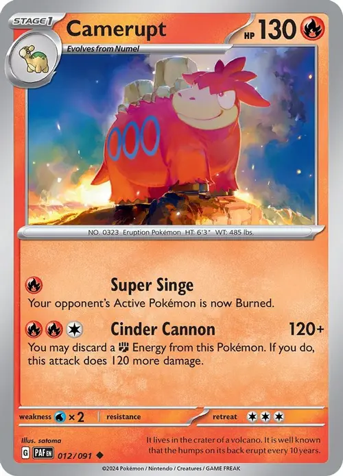 Camerupt card art