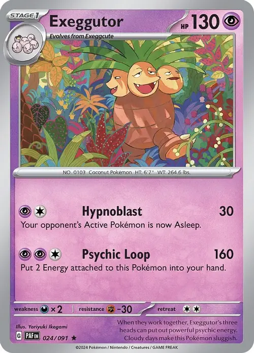 Exeggutor card art