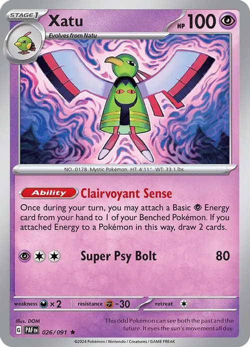 Xatu - 026/091 card art