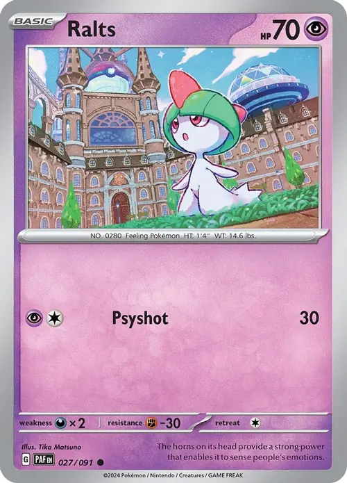 Ralts - 027/091 card art