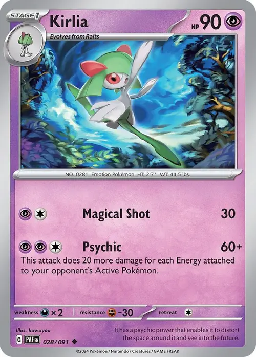 Kirlia - 028/091 card art