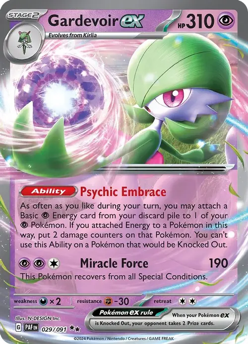 Gardevoir ex - 029/091 card art