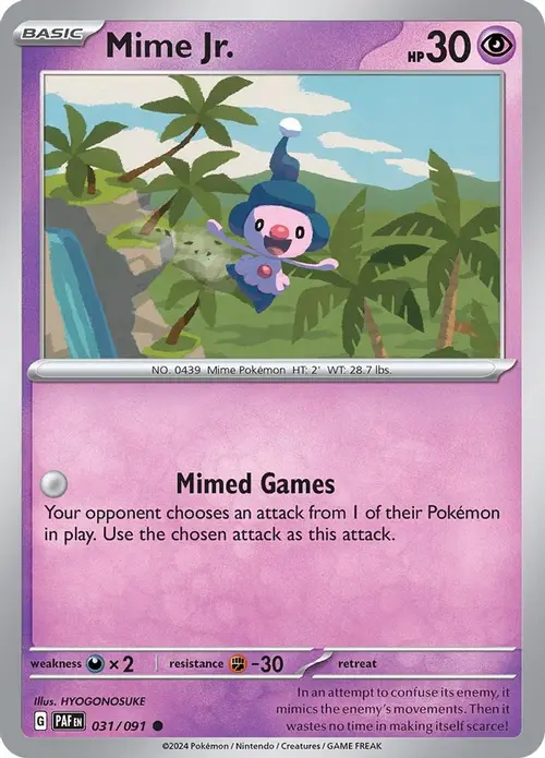 Mime Jr. - 031/091 card art