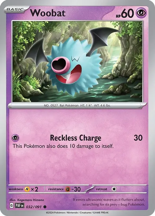 Woobat card art