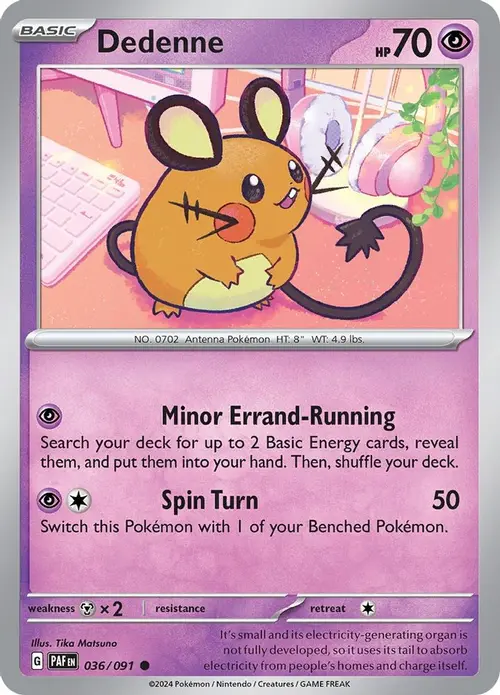 Dedenne card art