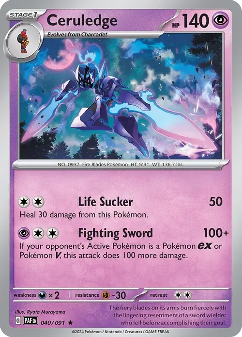 Ceruledge - 040/091 card art