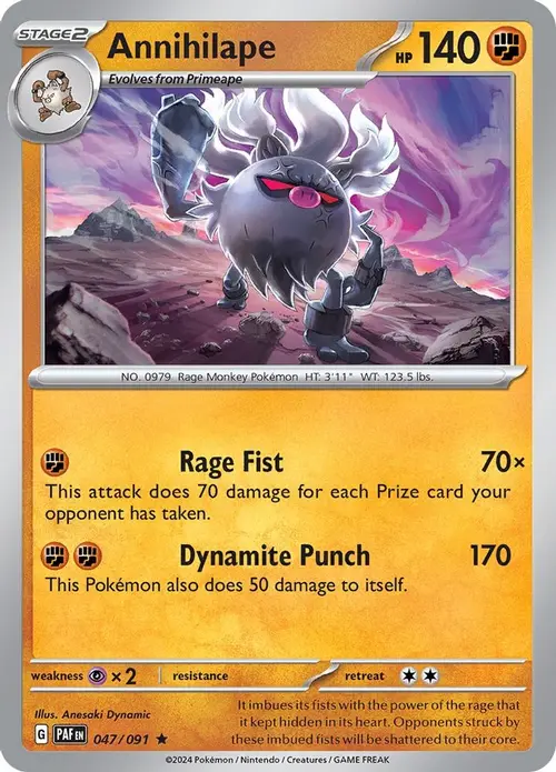 Annihilape - 047/091 card art