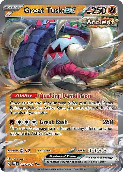 Great Tusk ex card art