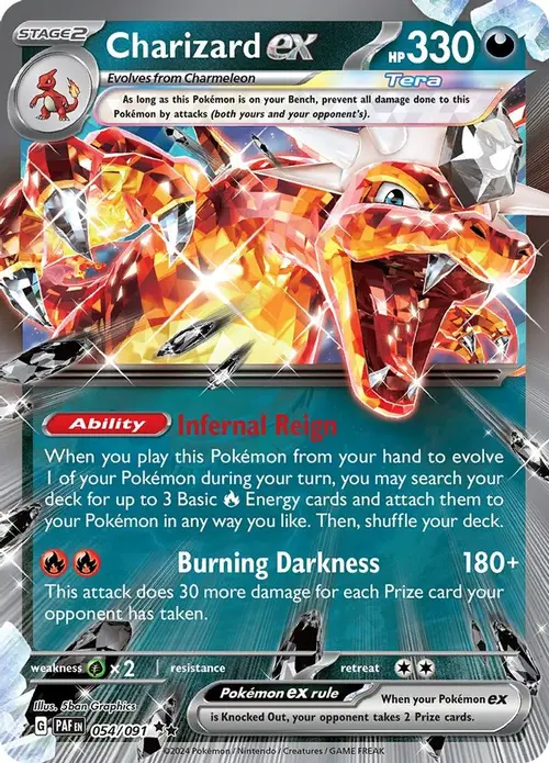 Charizard ex - 054/091 card art