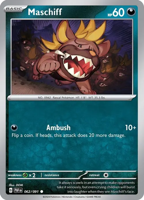 Maschiff card art