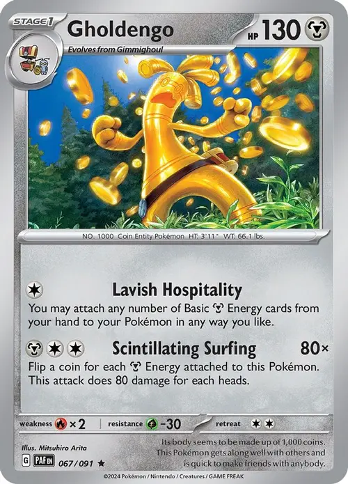 Gholdengo card art