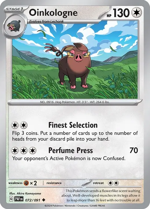 Oinkologne card art