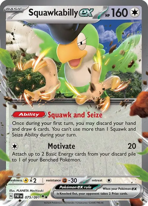 Squawkabilly ex - 075/091 card art