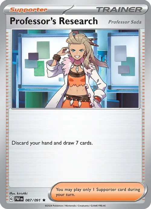 Professor's Research [Professor Sada] - 087/091 card art