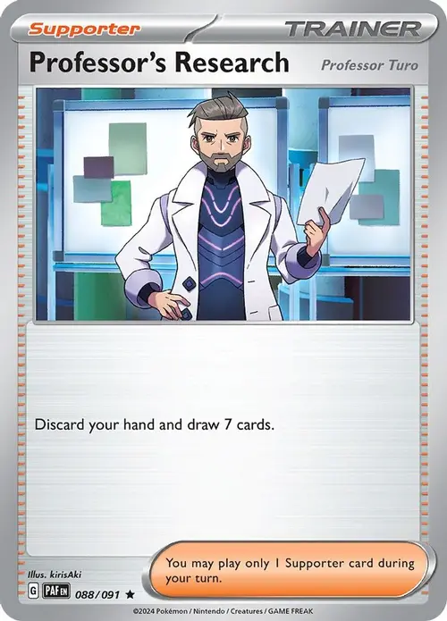 Professor's Research [Professor Turo] - 088/091 card art