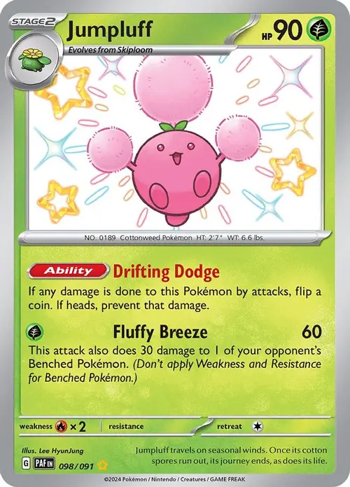 Jumpluff card art