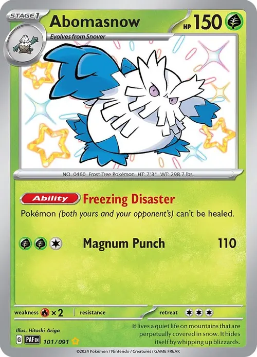 Abomasnow card art