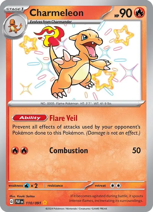 Charmeleon - 110/091 card art