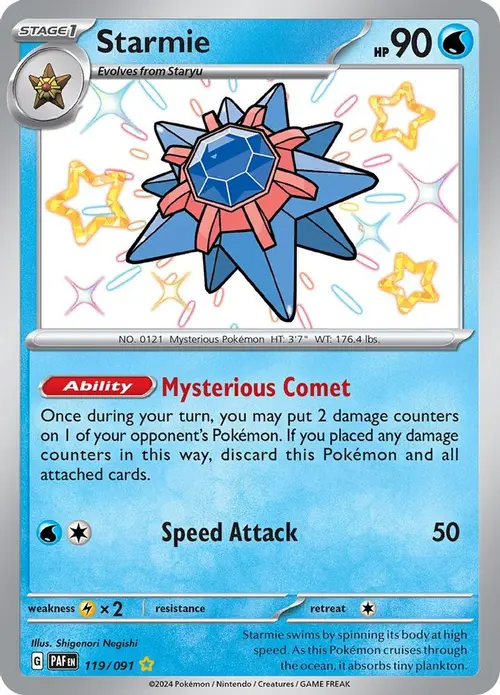 Starmie card art