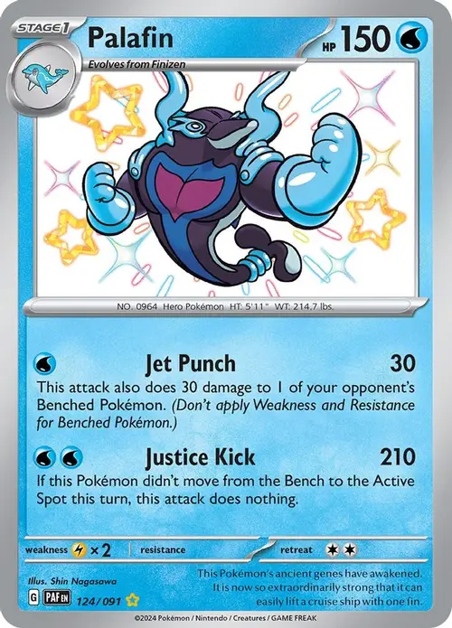 Palafin - 124/091 card art